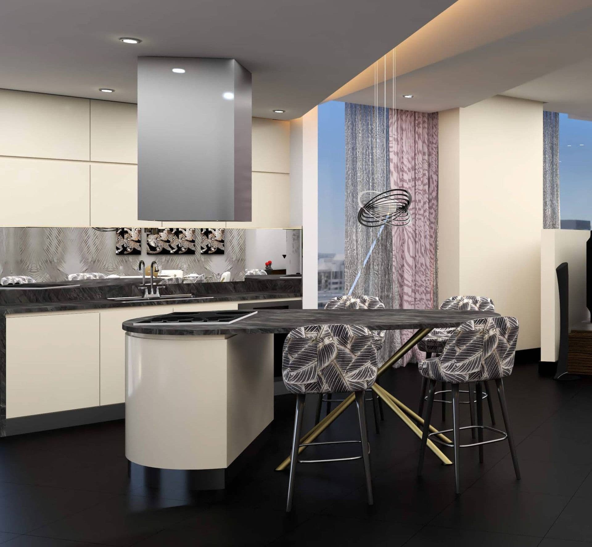 Waterbay Residence Furnished by Roberto Cavalli development