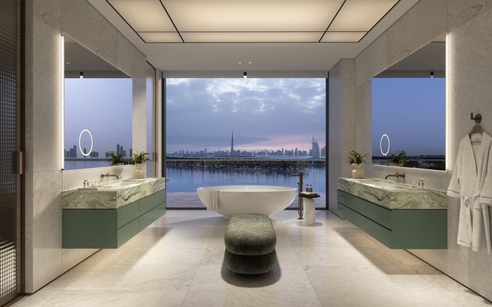 Six Senses Residences The Palm, Dubai location