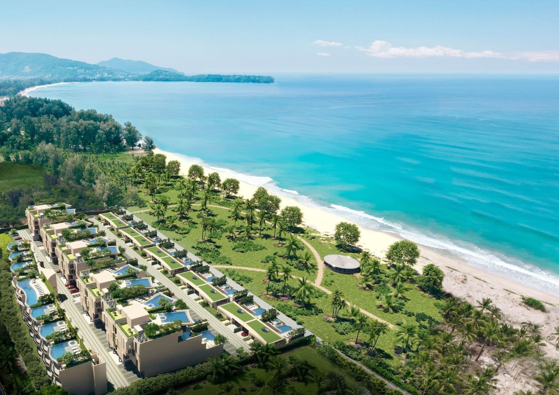 Banyan Tree Beach Residences Sirena location