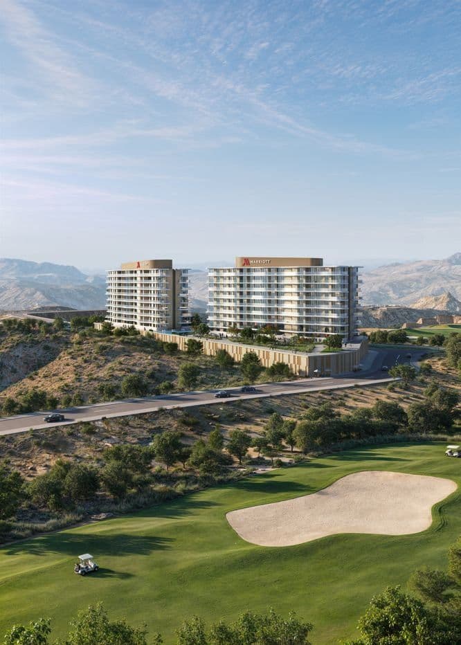 Marriott Golf Residences Aida location