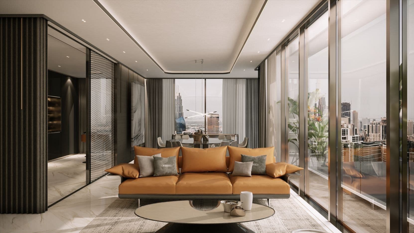 Da Vinci Tower, interiors By Pagani development