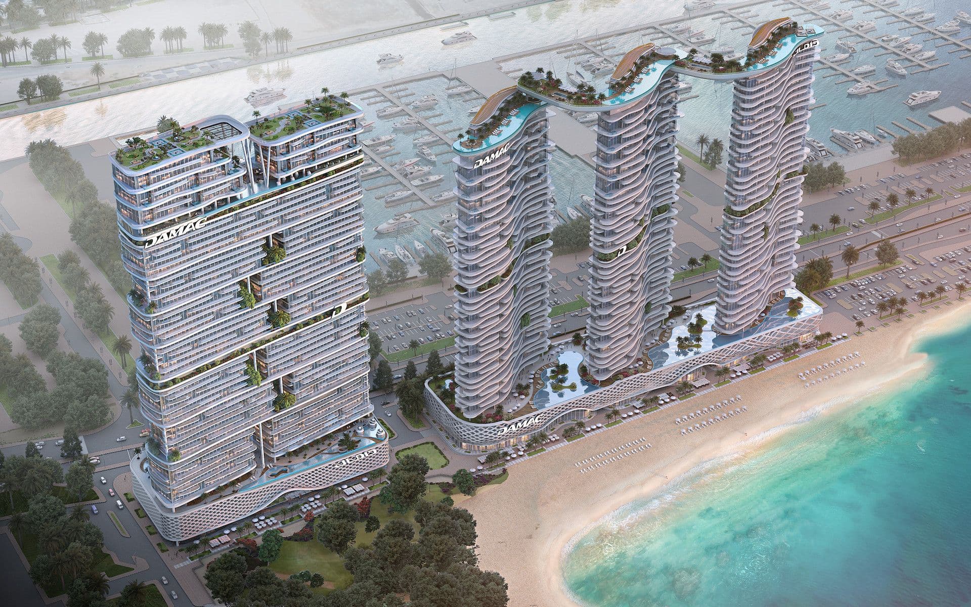 DAMAC Bay 2 by Cavalli location
