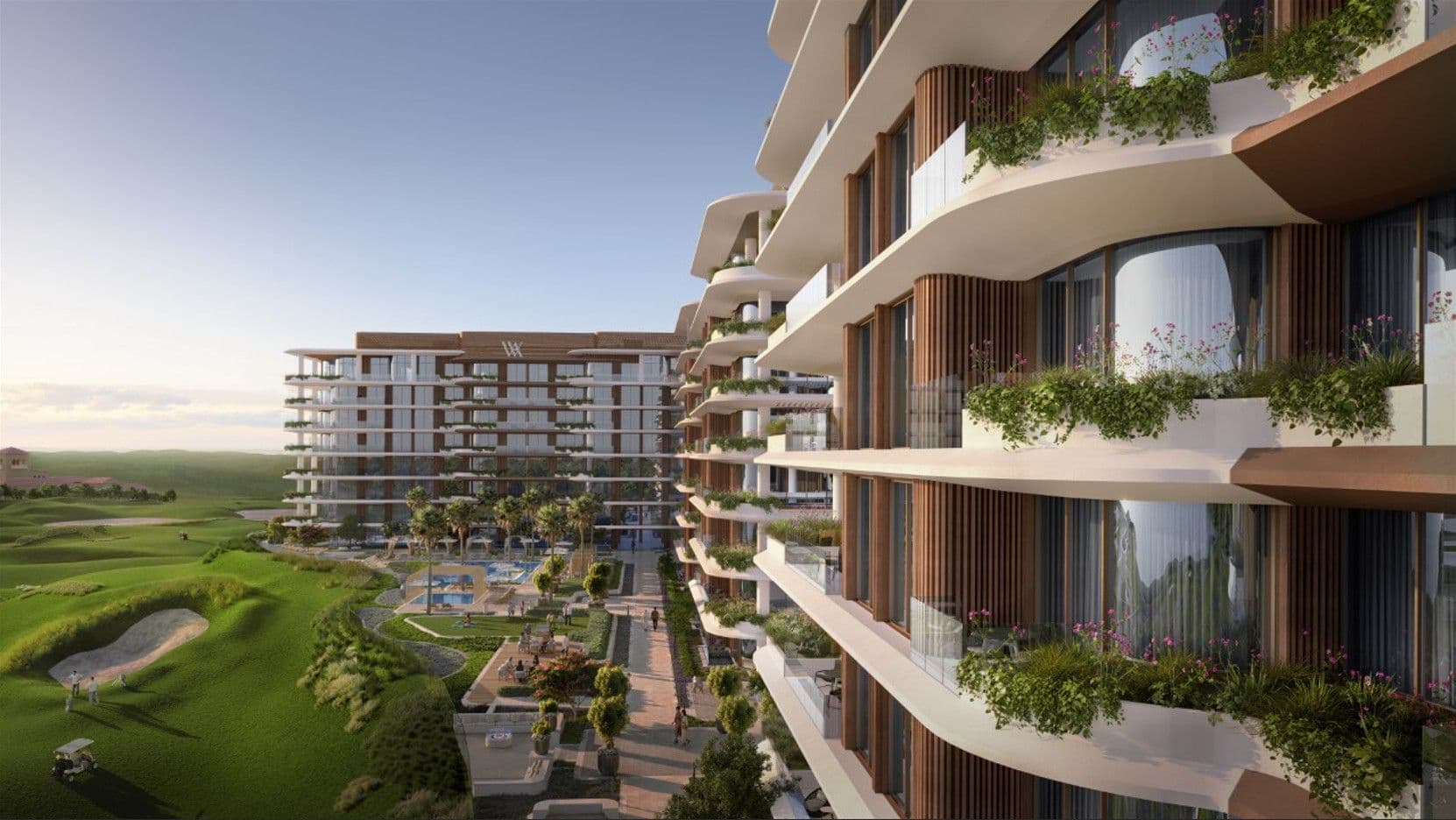 Waldorf Astoria Residences Yas location