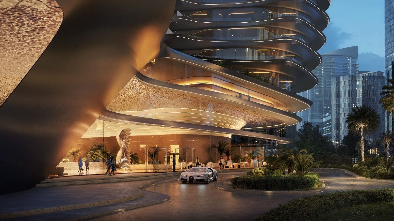 Bugatti Residences by Binghatti location