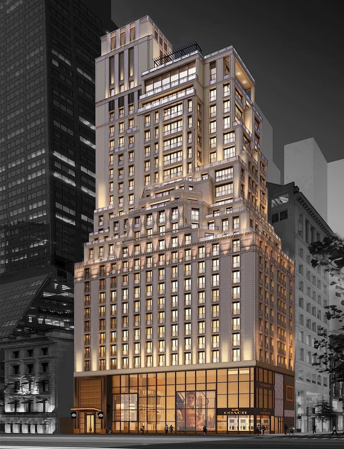 Mandarin Oriental Residences Fifth Avenue location