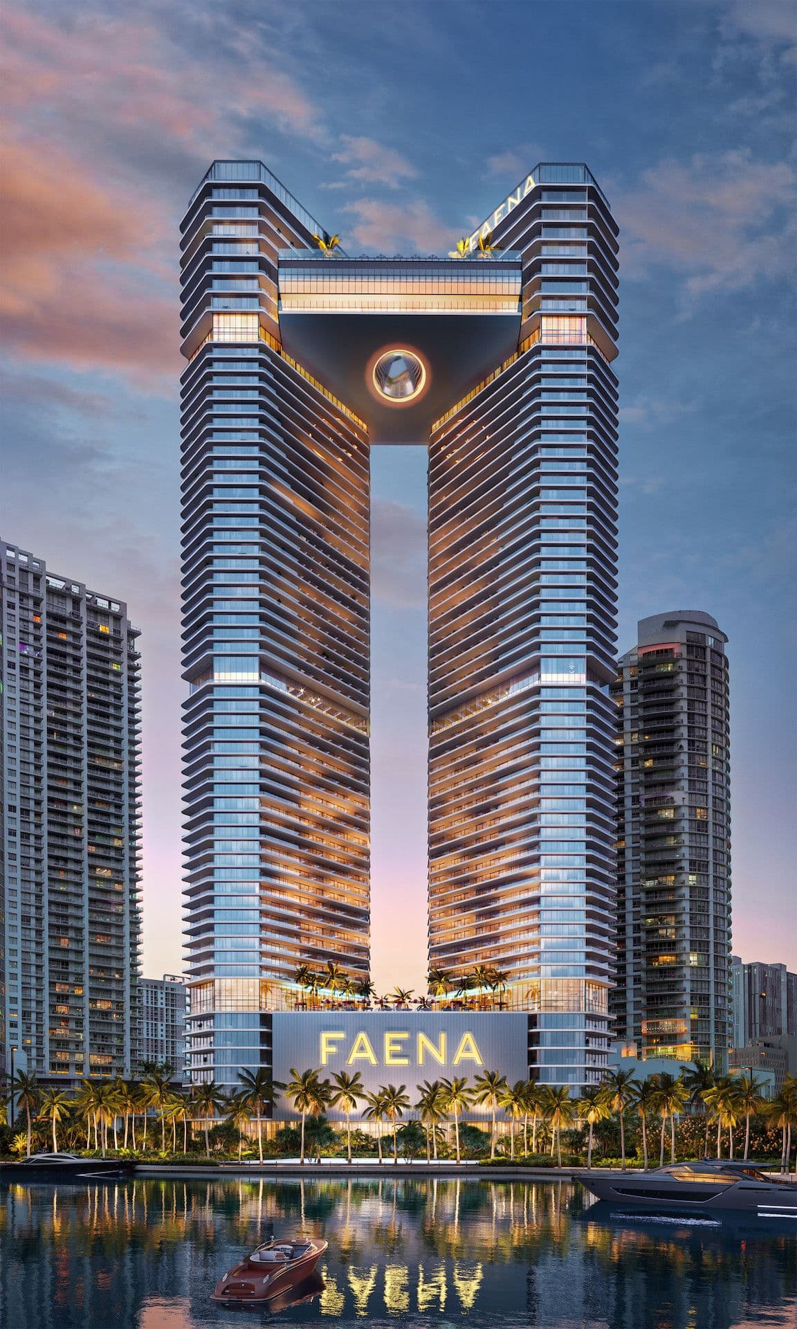 Faena Residences Miami location