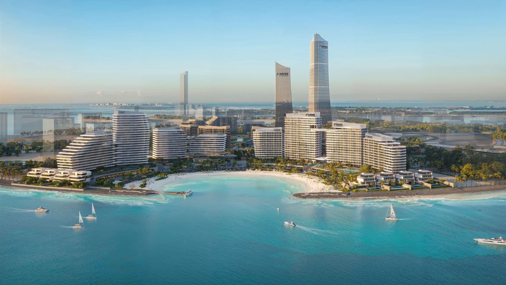 Fairmont Residences Al Marjan Island location