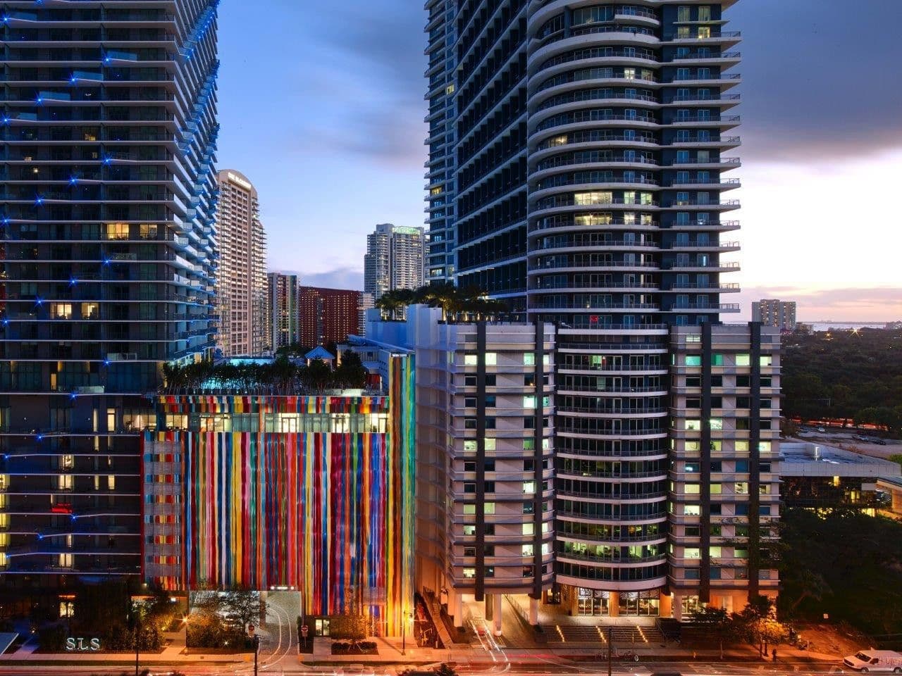 SLS Residences LUX Brickell Miami Florida location