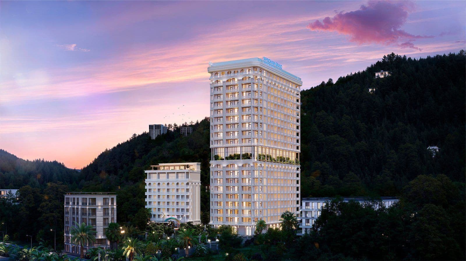 Wyndham Grand Batumi Gonio location