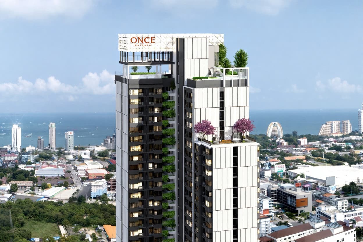 Once Pattaya Condominium by Hilton location