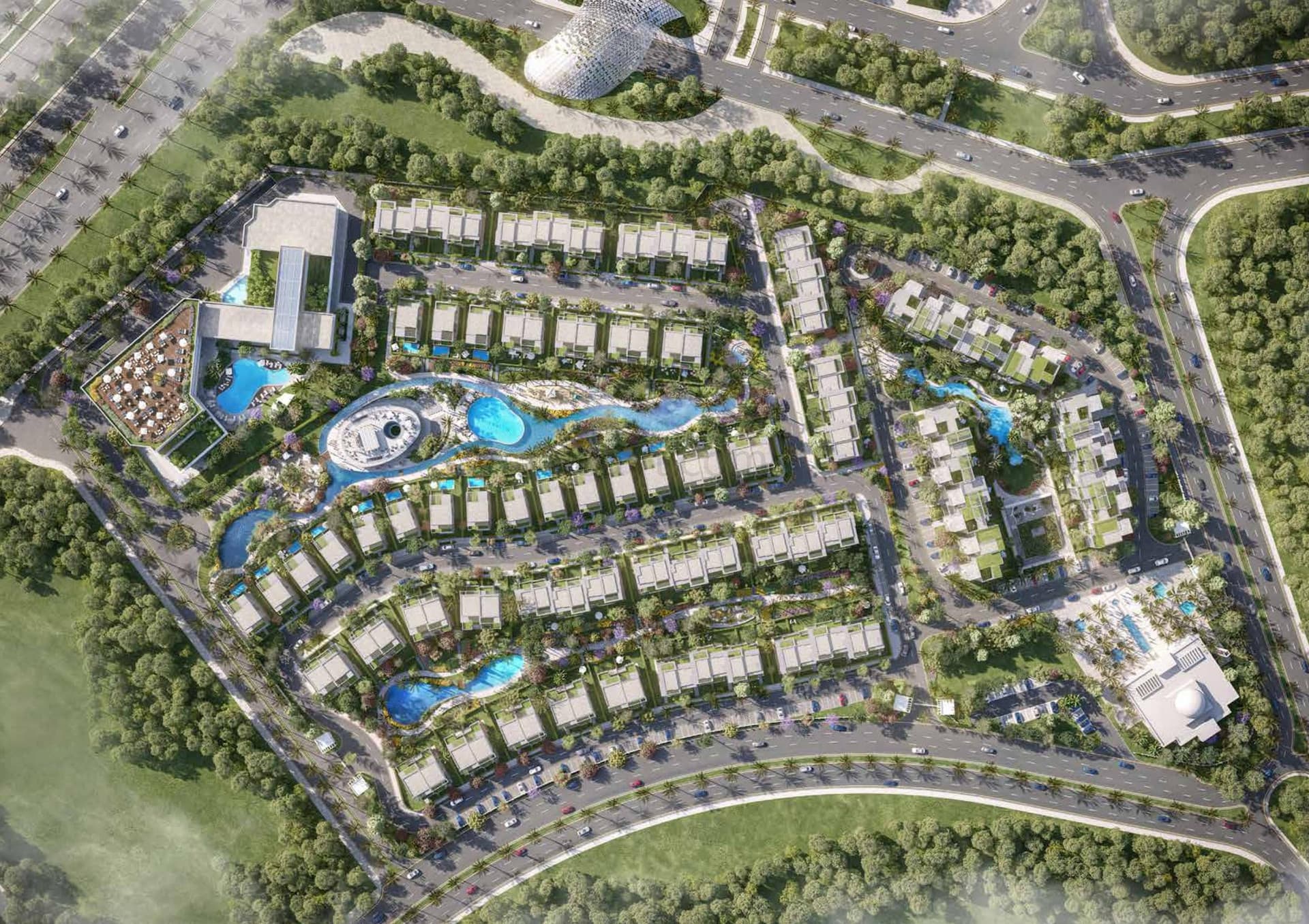 The Residences at Sheraton Mostakbal City New Cairo location