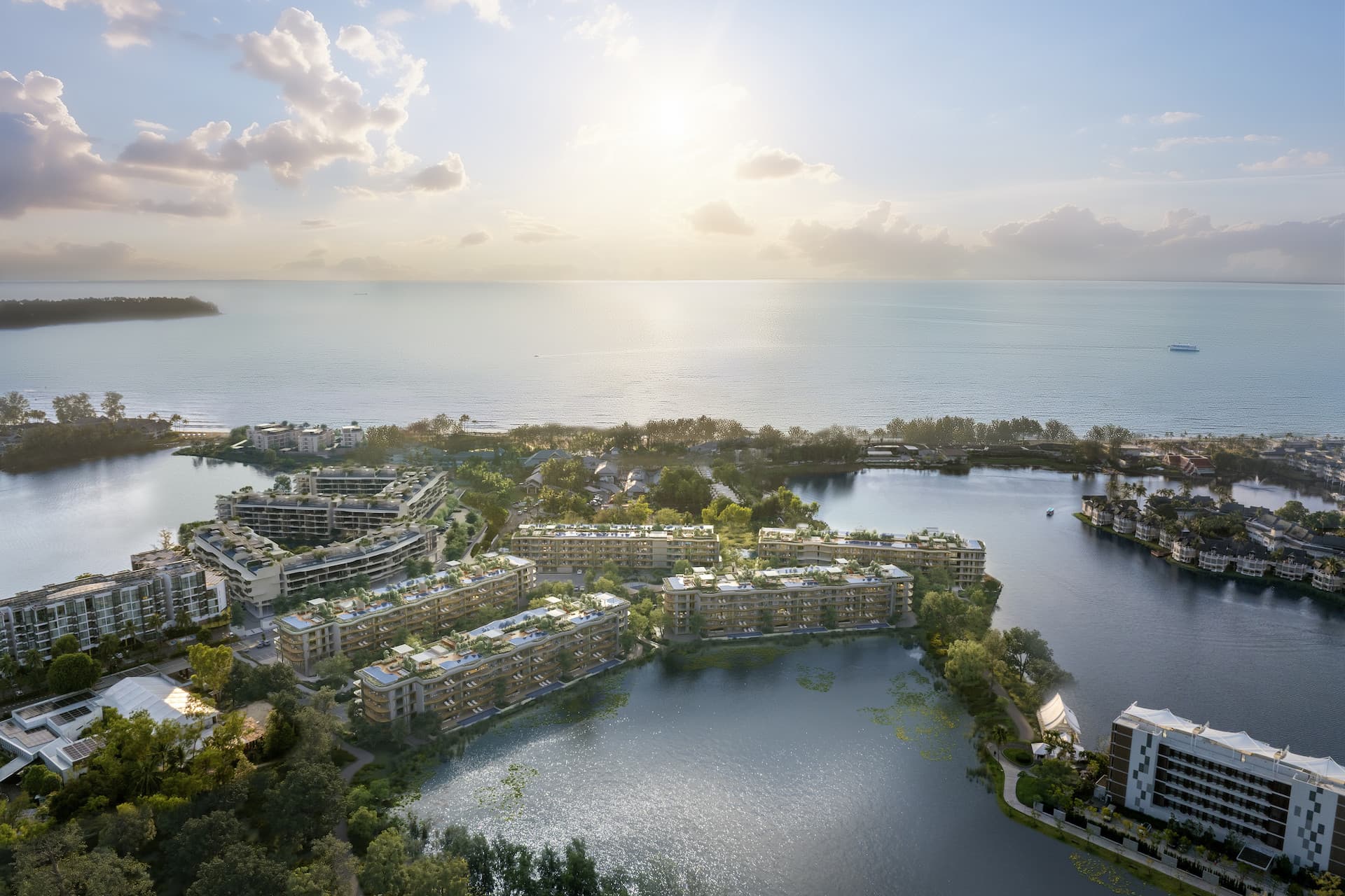 Bellaguna Lake Residences - Lotus location