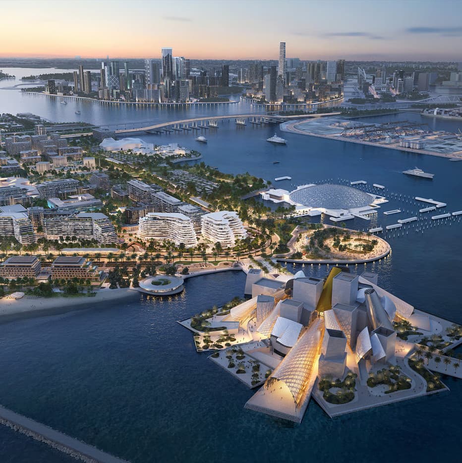 Baccarat Residences Saadiyat location